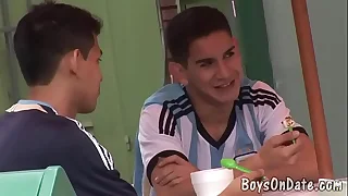 Cycling boyfriends get dirty relating to a shower