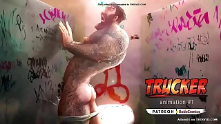 TRUCKER ANIMATION &lpar;bob0&rpar;